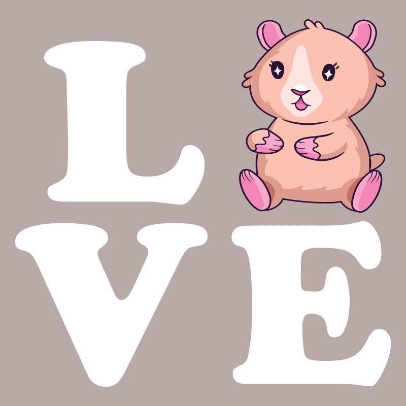 Cochon d’Inde Aime Dire Motif Cochon d’Inde