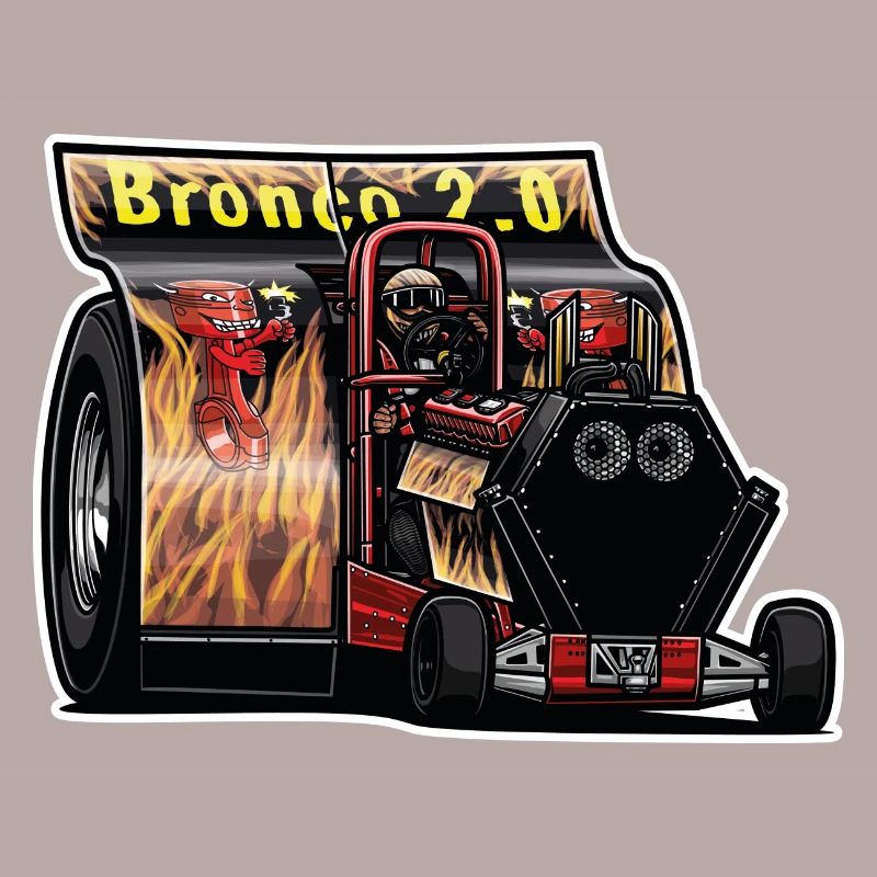 Tractor Pulling // Illustration