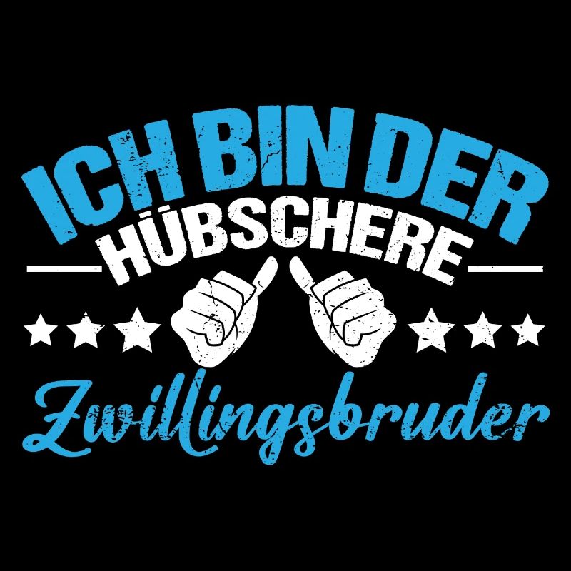 Zwillinge Ich bin der hübschere Zwillingsbruder