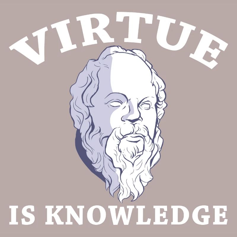 Virtue Is Knowledge Socrates Philosopher Bust