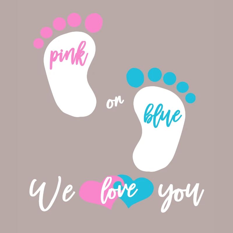 Pink or Blue Mädchen oder Junge