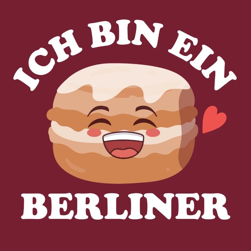 Ich bin ein Berliner Krapfen Doughnut