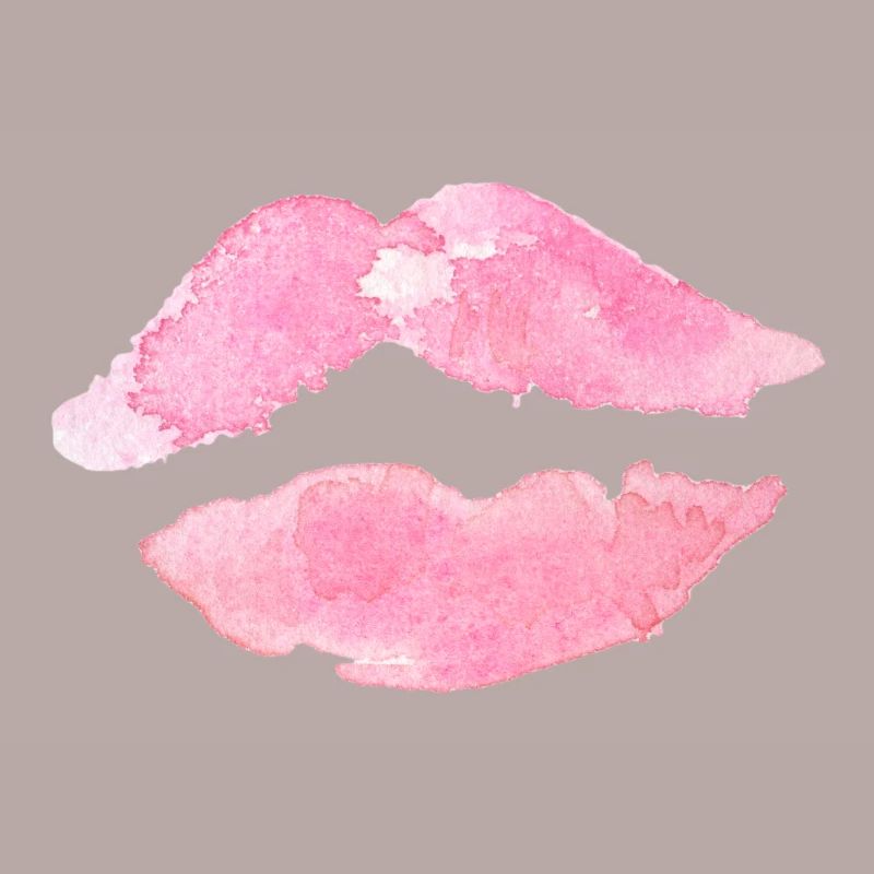 Bouche Lèvres Rose Baiser Idée Cadeau