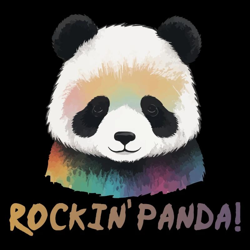 Panda Ours Enfants Panda à bascule