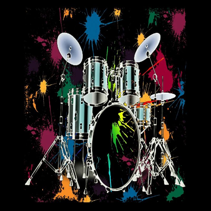 Drums Drum Set Drummer Drums Graphic Design