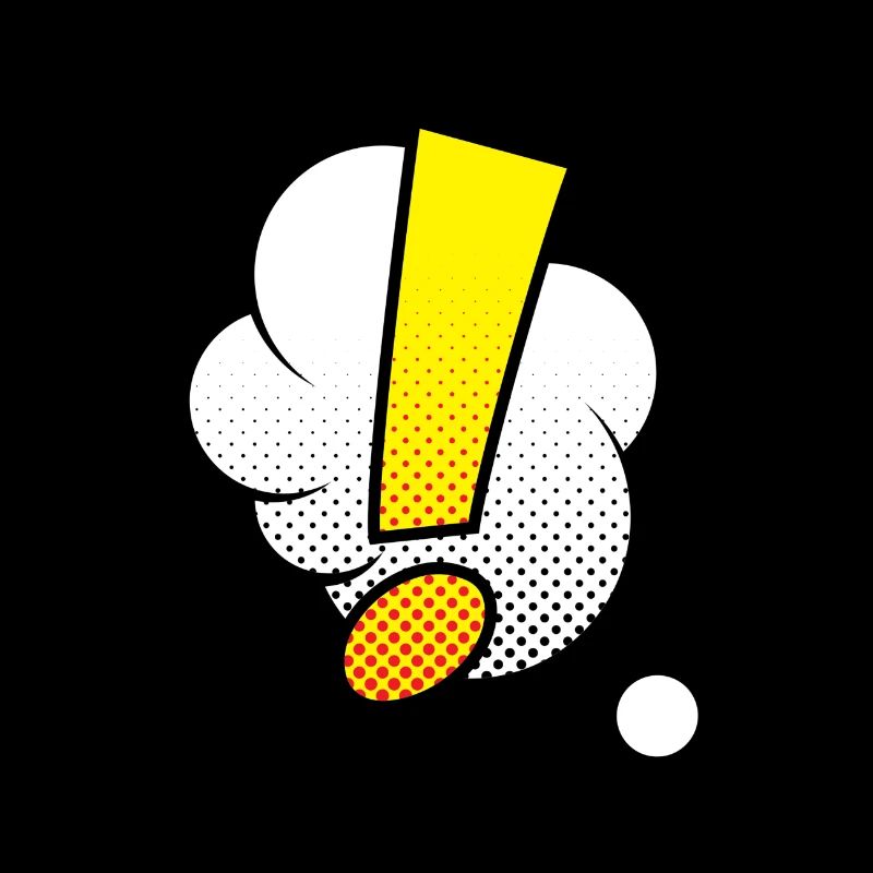 Comic Comic Comic Strip Point d'exclamation