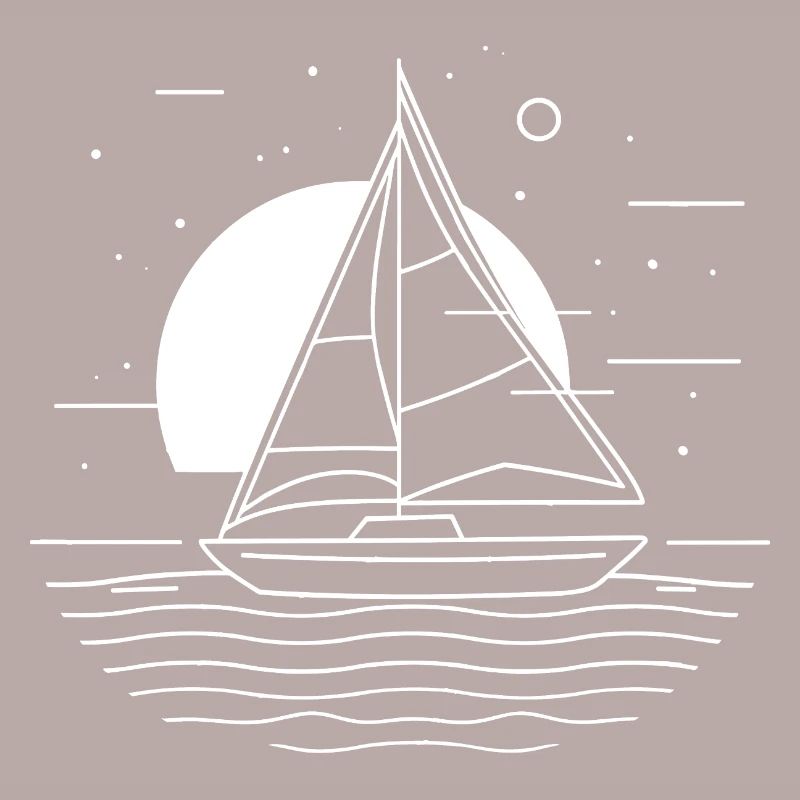 Sailing Drawing