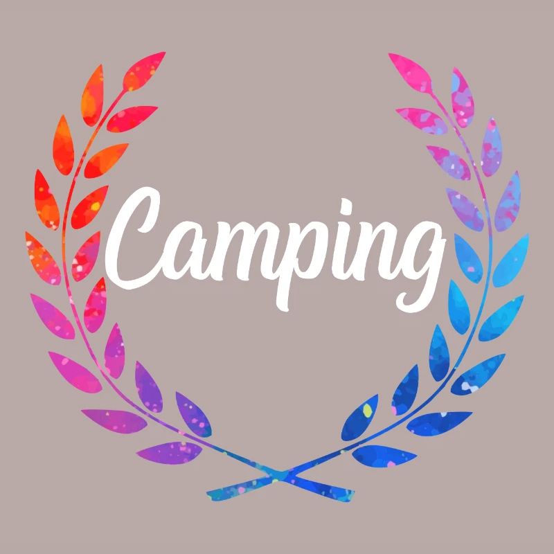 Camping Farblaurel Script