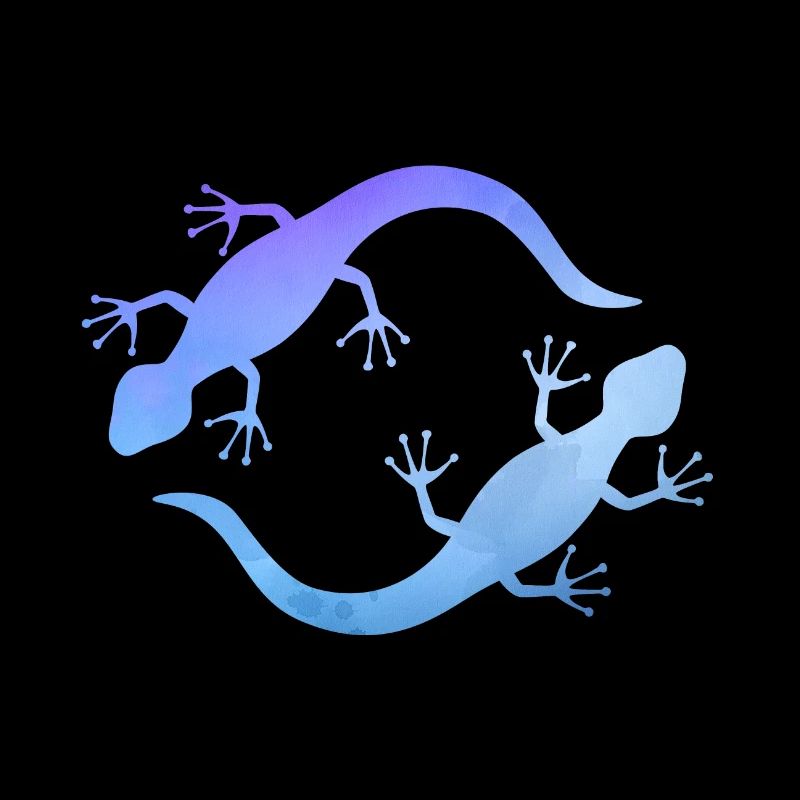 Blue lizards