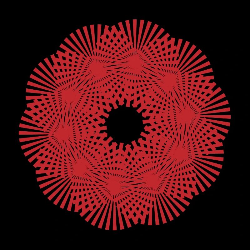 Mandala | Rayons de soleil | Modèle