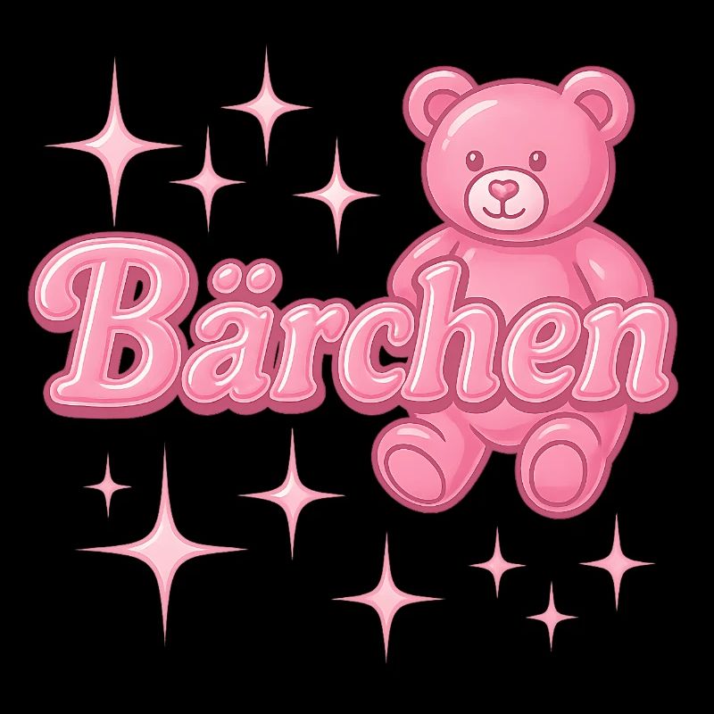 bärchen / y2k spitzname statement design