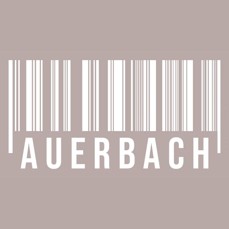 Erzgebirge Strichcode Auerbach