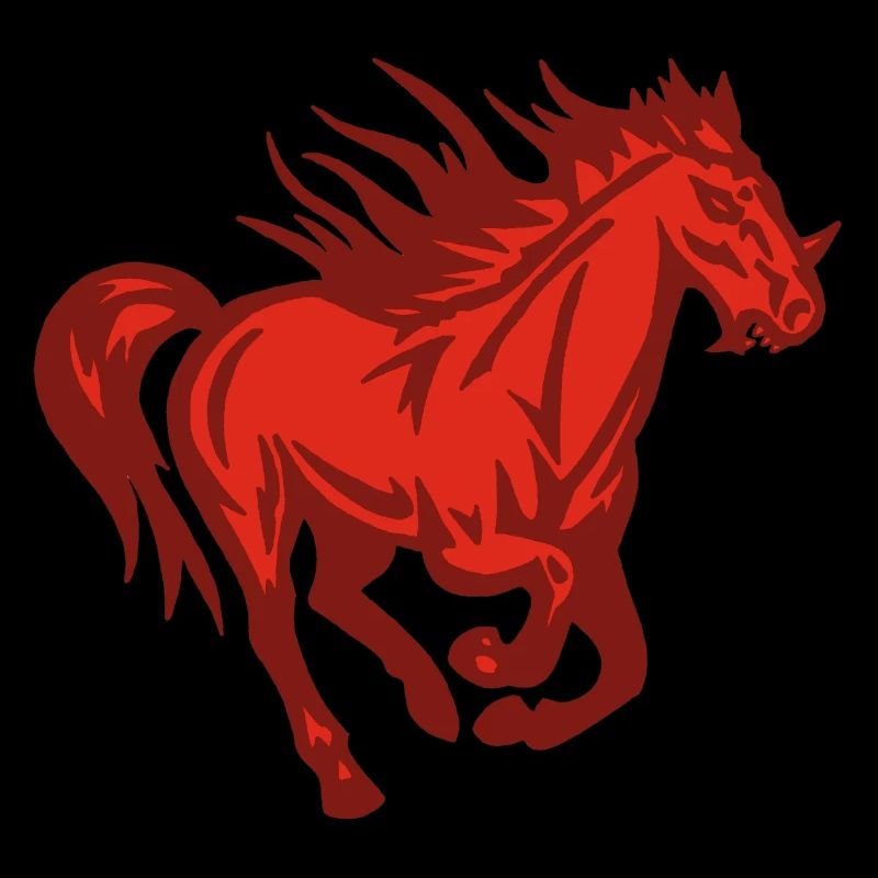 Dämonisches Pferd