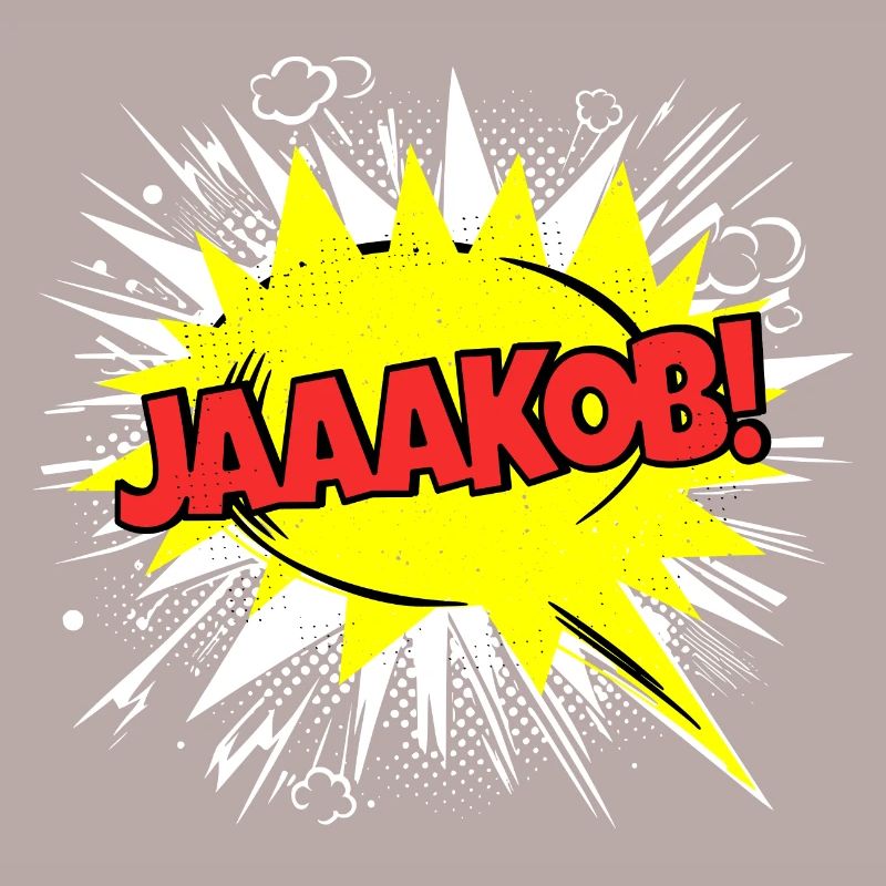 Jacob's Name Funny Speech Bubble Jaaakob!