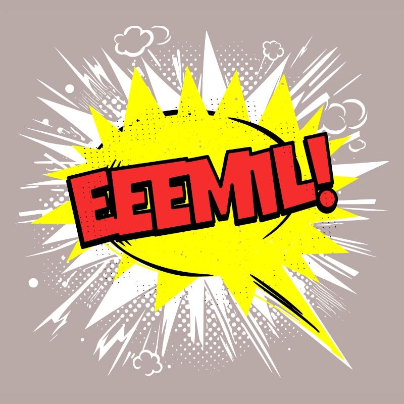 Emil Name Funny Speech Bubble Eeemil!