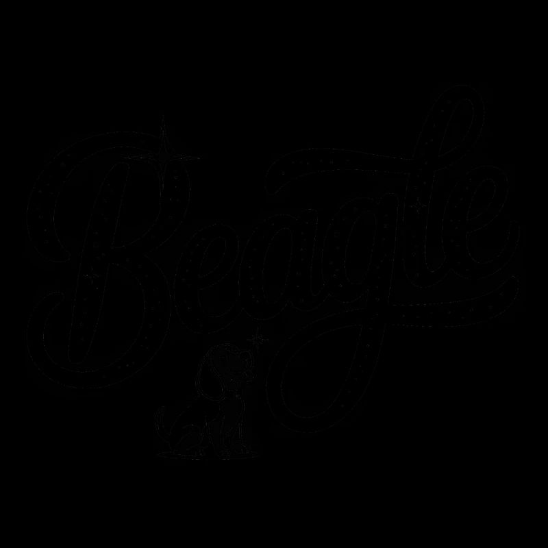 Beagle - Logo d’animal de compagnie cool