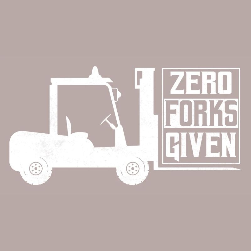 Zero Forks Given Forklift Forklifter Operator