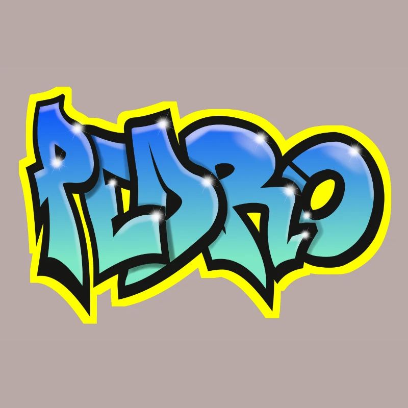 PEDRO GRAFFITI NAME PRINT Pedro First Name