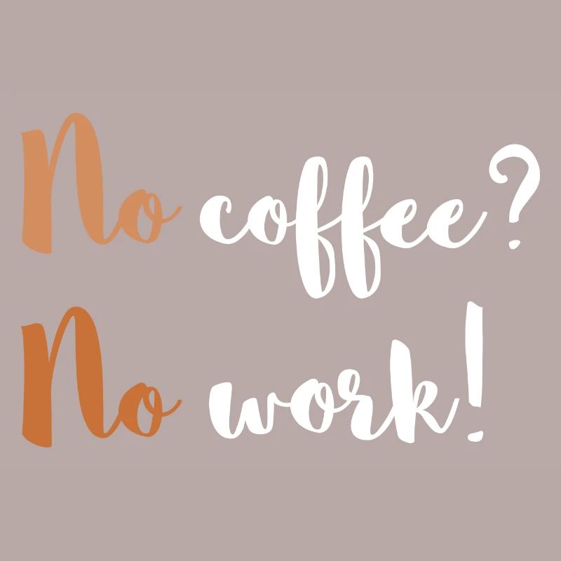 Pas de café? Pas de travail! / Un drogué de café