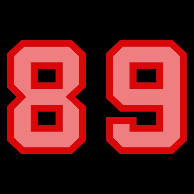 Cool Retro Retrostyle Jersey Number Back Number