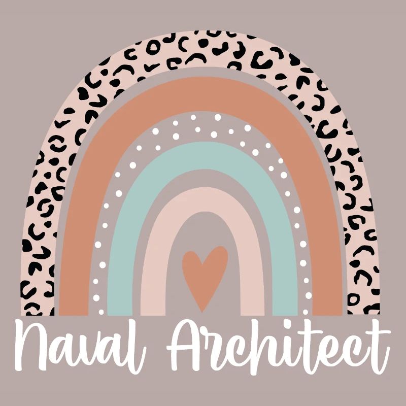 Schiffsarchitekt Regenbogen Leopard Lustig Naval