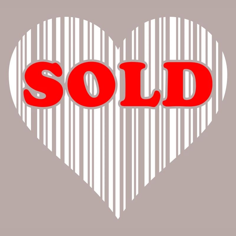 Heart Barcode Love – Sold Code Barcode Gift