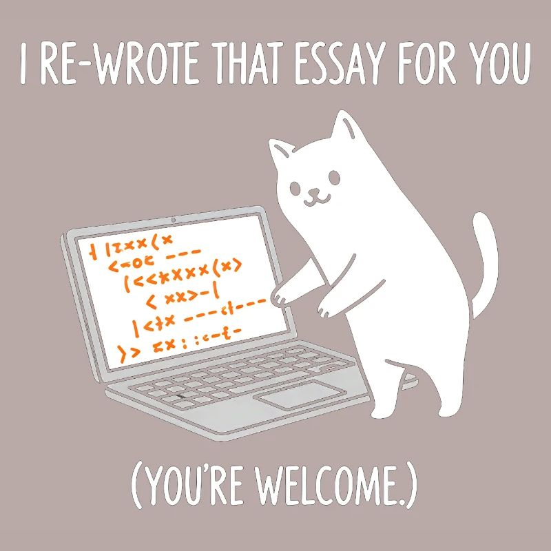 Code cat explains tasks