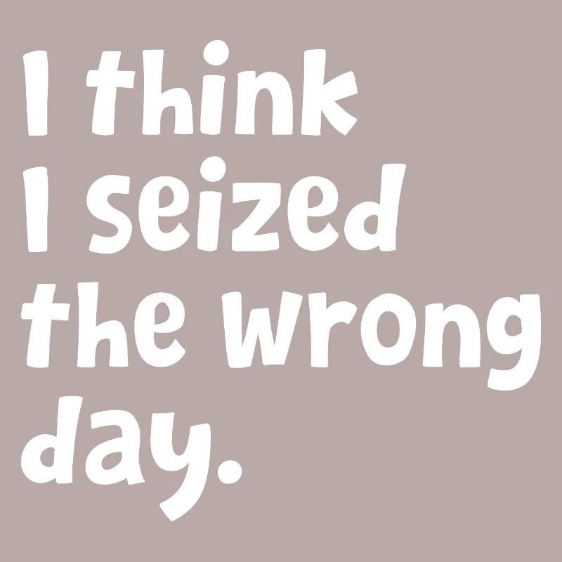 Sarcastic Text Quote I Think I Seized The Wrong