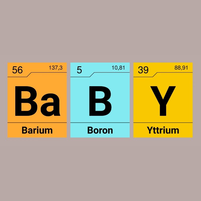 Éléments de chimie bébé