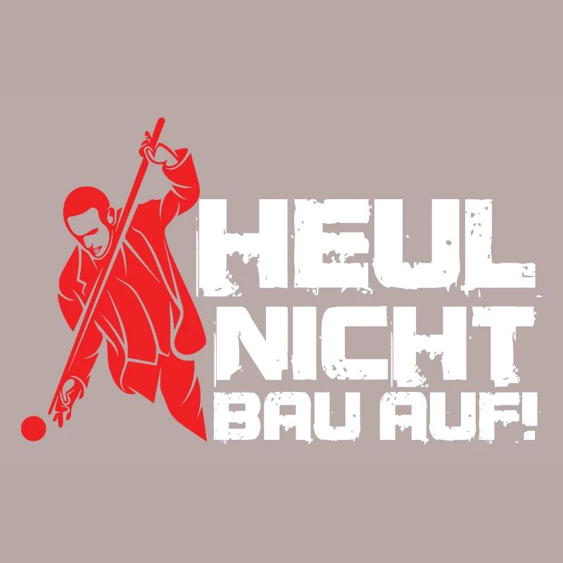 Heul Nicht Billardspieler Billard Queue Geschenk