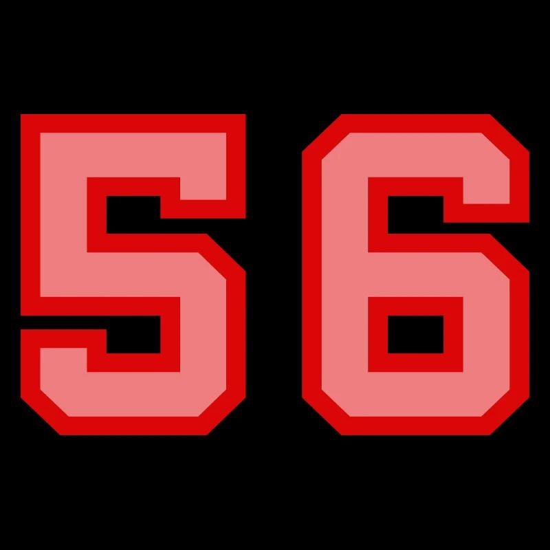 Cool Retro Retrostyle Jersey Number Back Number