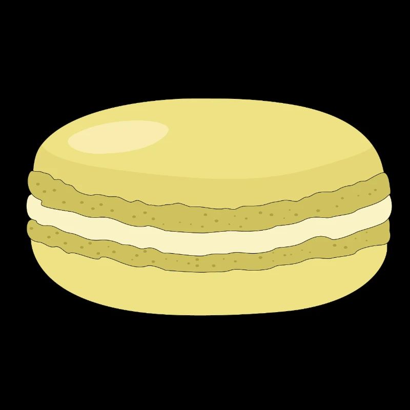 gelber Macaron