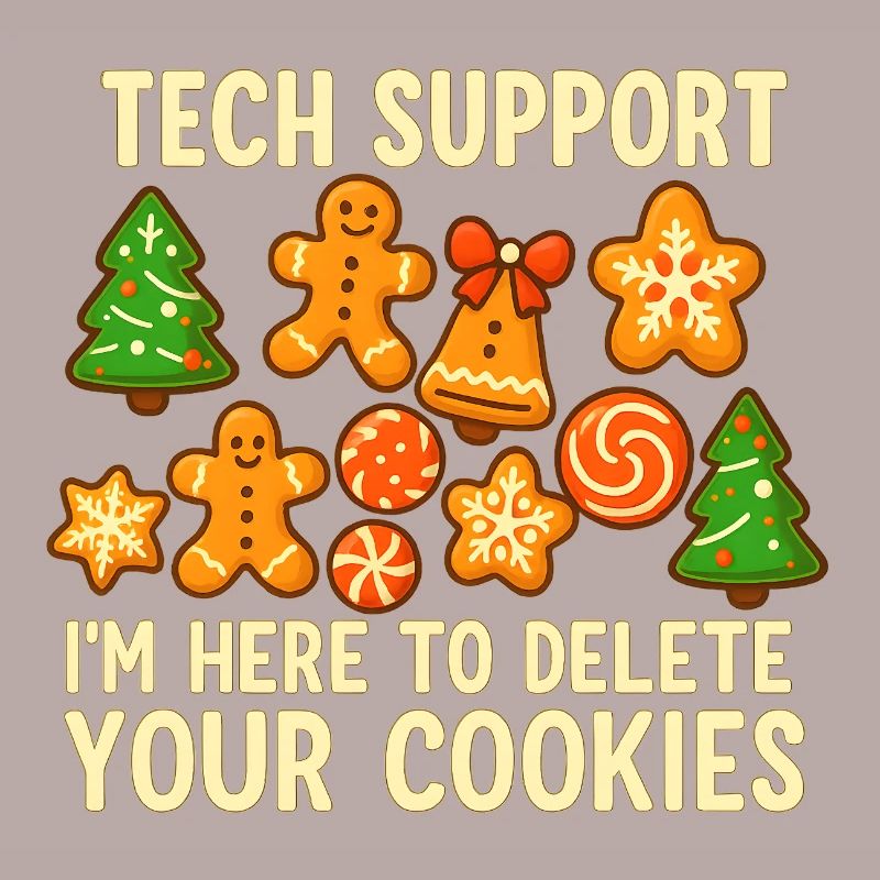 Support technique Cookie Noël Mème