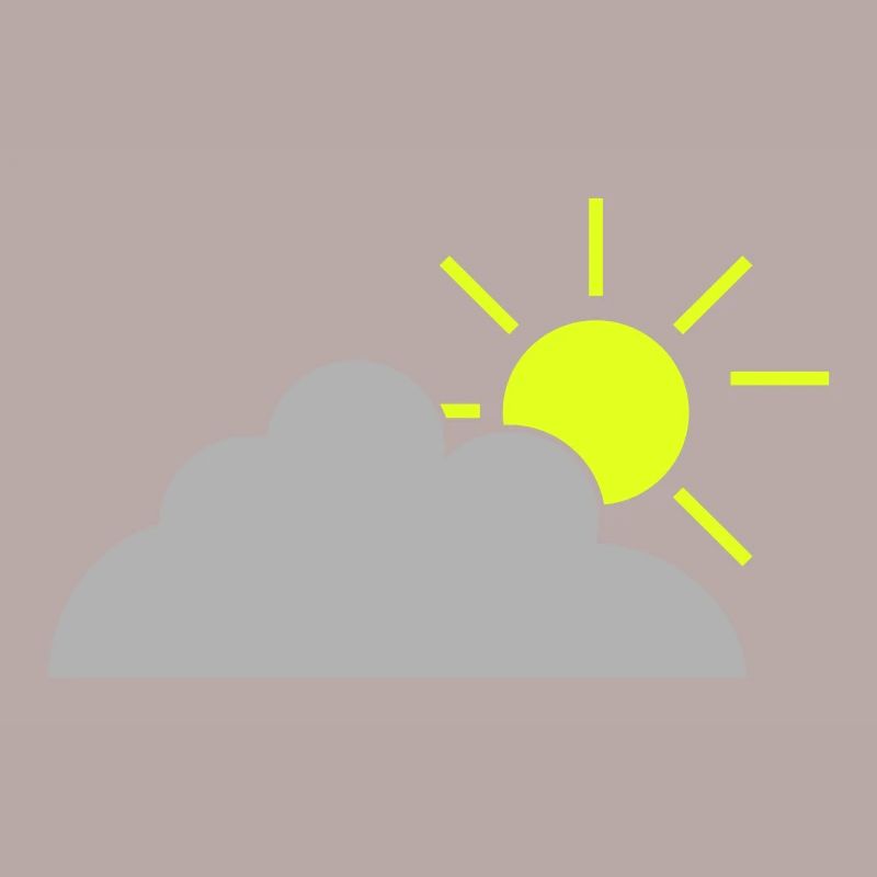 Lightly clouded