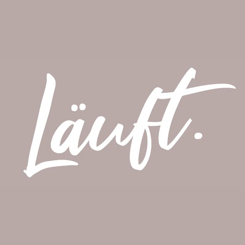 Läuft Statement Läufer Jogging Lustiger Spruch