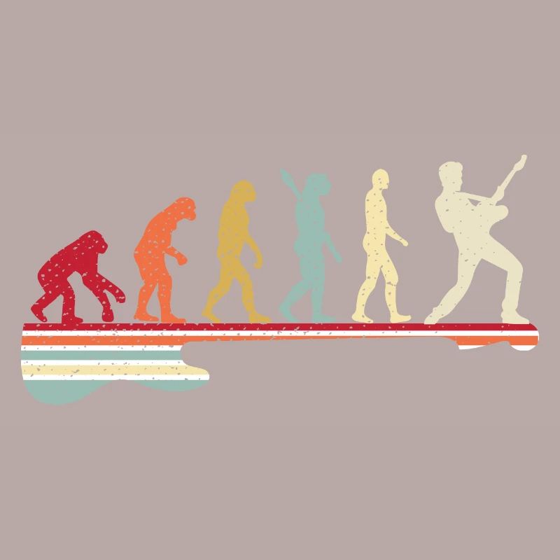 Evolution au guitariste, j’aime les notes et la musique