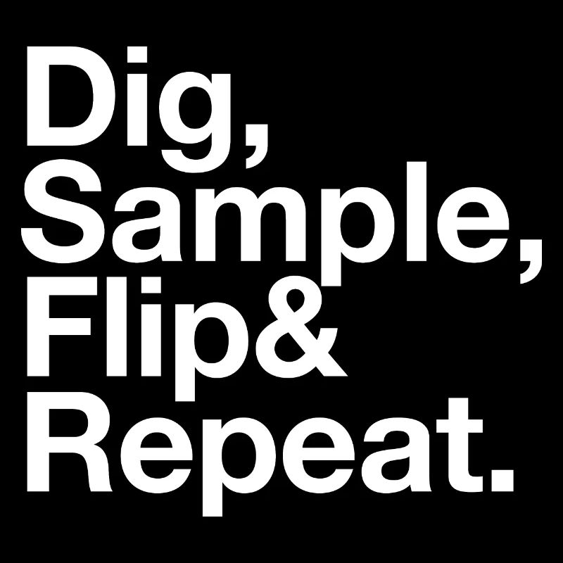 Dig, Sample, Chop, Flip, Repeat Beat Maker Design