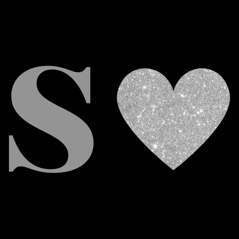 Silver Heart Letters