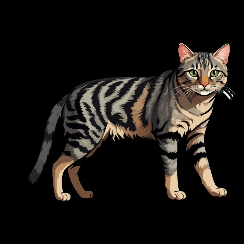 Chat domestique - Autocollant d’animal mignon