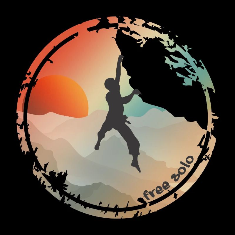 Free solo climber