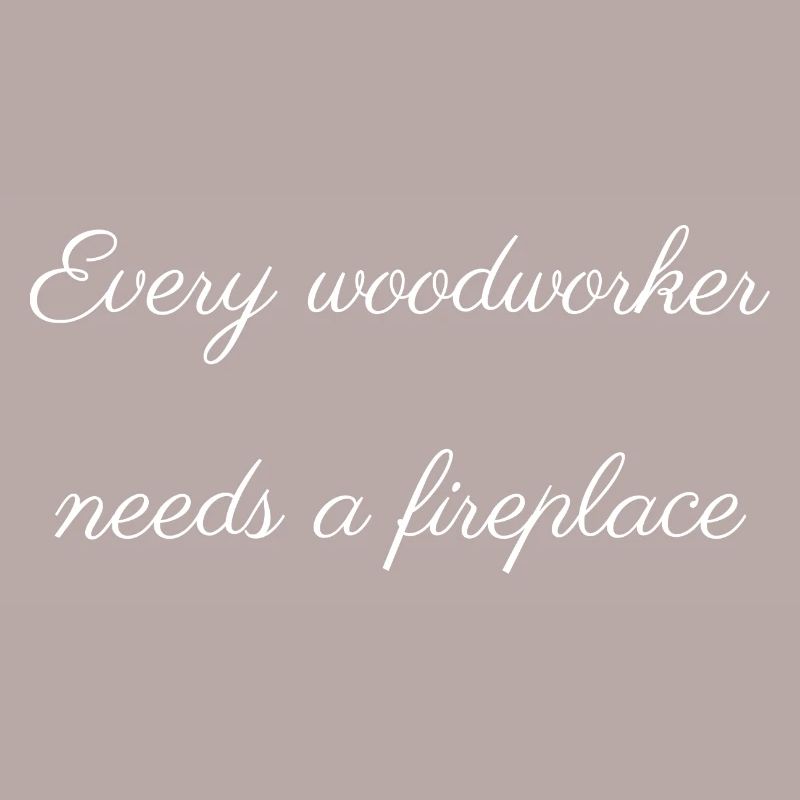 present idea cabinetmaker forest work chop wood