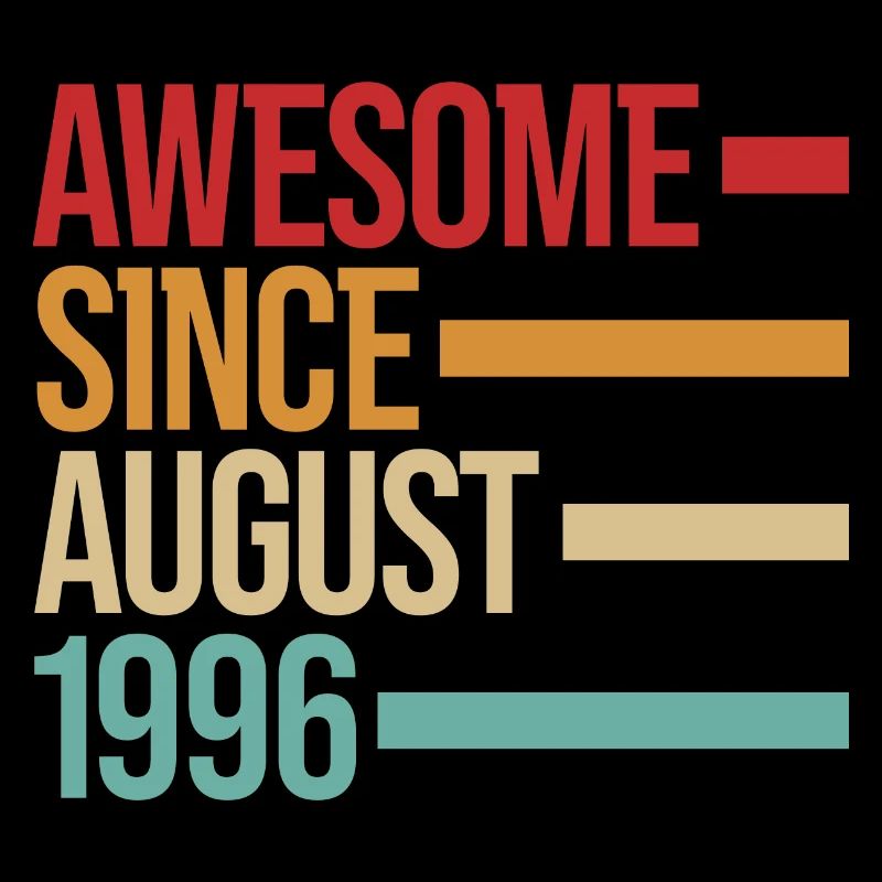 Born Awesome Since August 1996
