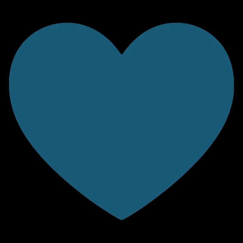 blaues Herz Geschenk Valentinstag