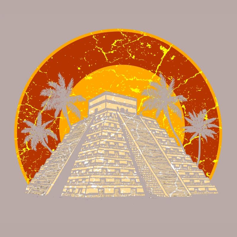 Pyramide Maya Aztèque Chichen Itza Mexique