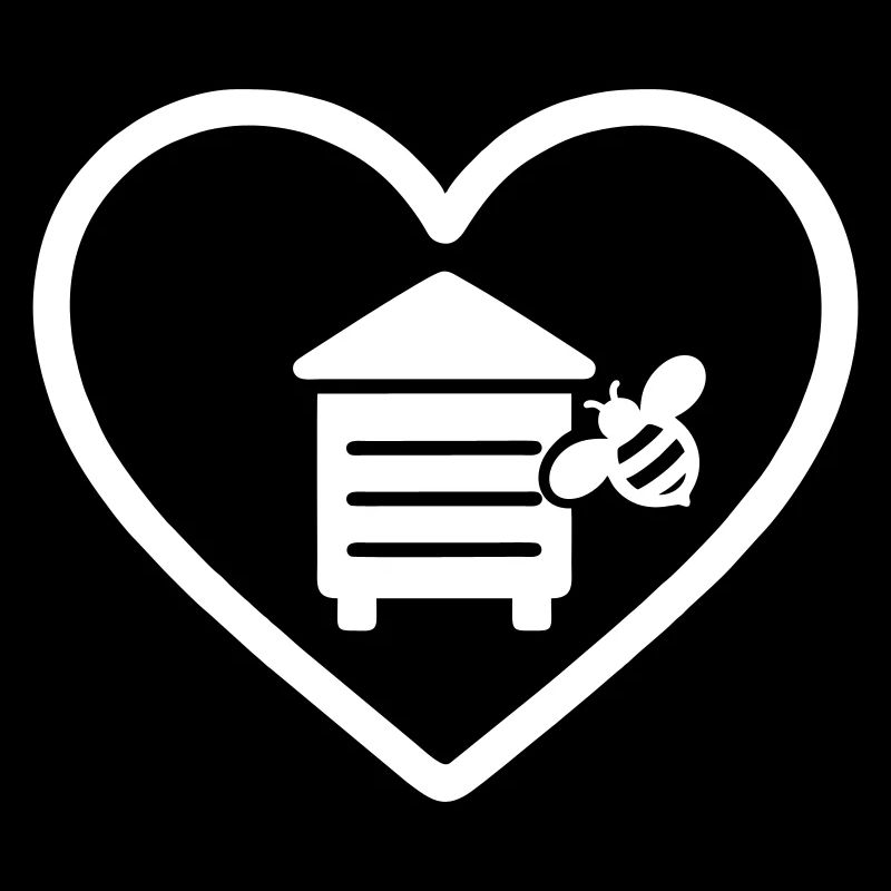 Heart Beekeeper Hive Bee
