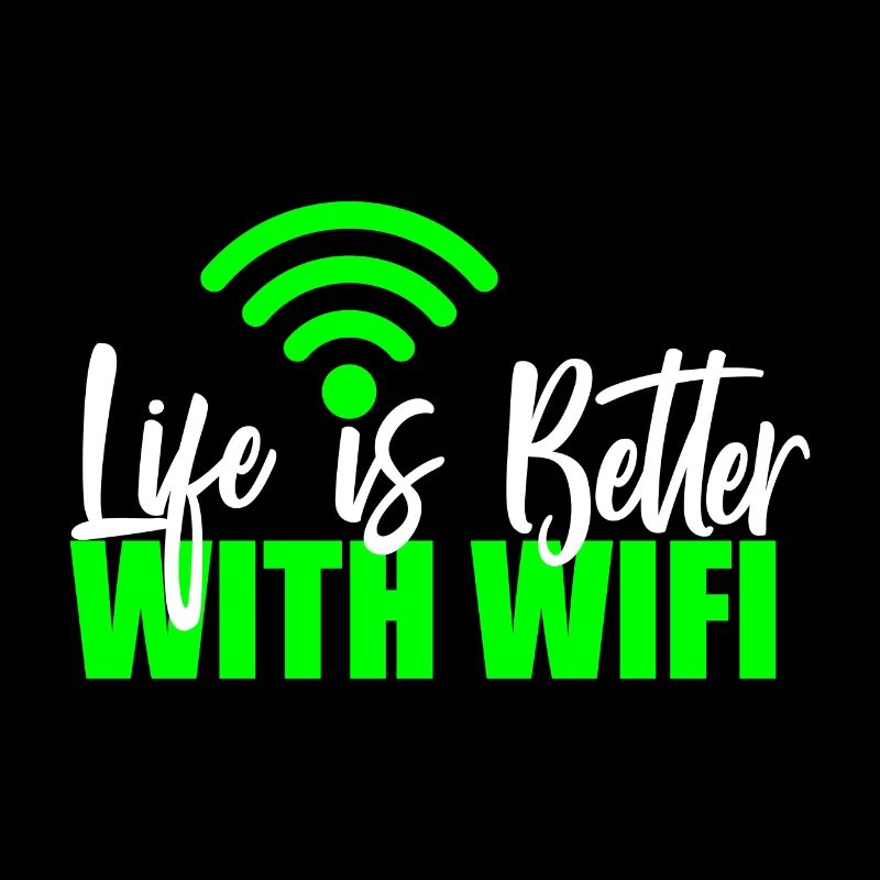 Wlan Wifi Informatiker Programmierer Geek Geschenk