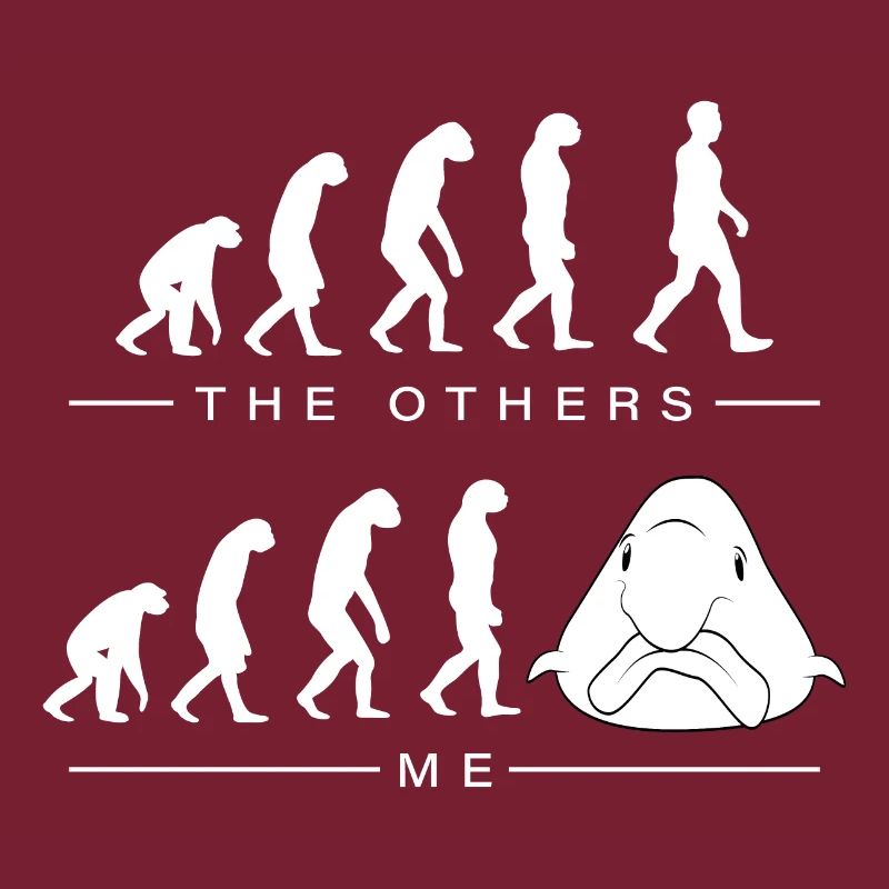 Die anderen und Ich Evolution Blobfisch lustig