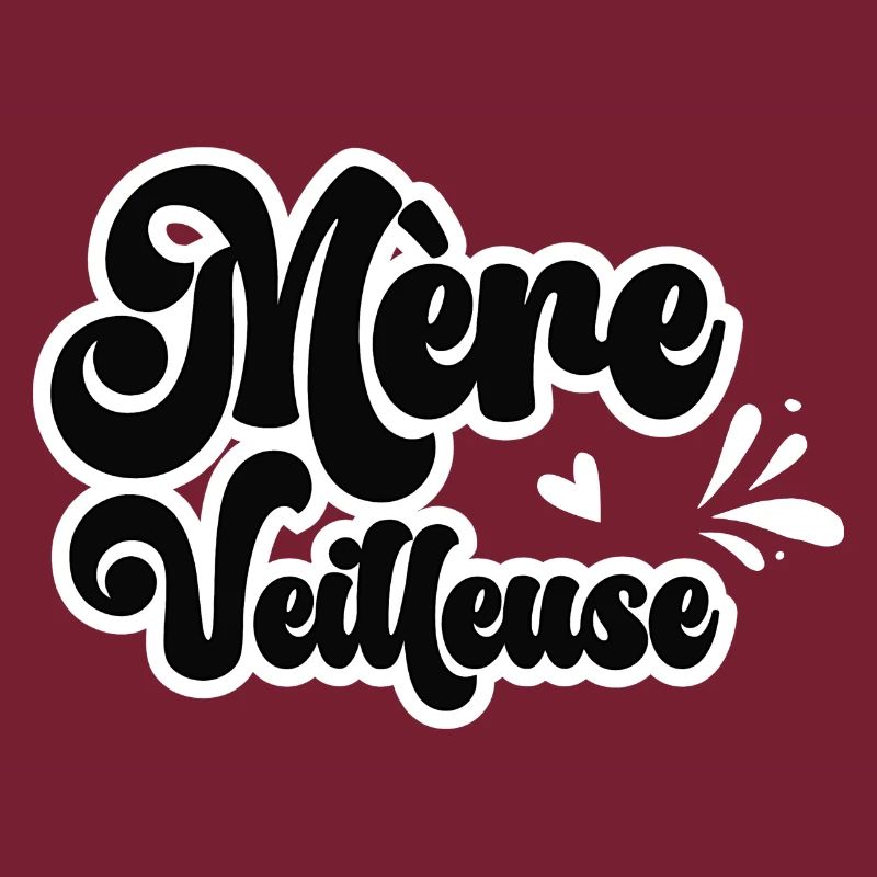 Cadeau Maman Mere Veilleuse Retro