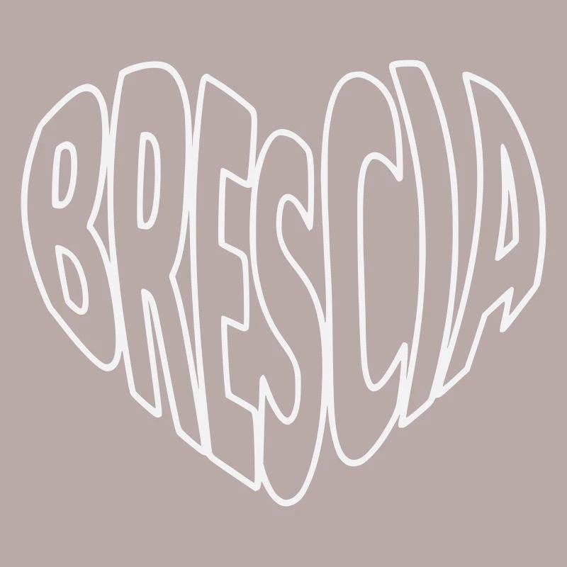 Brescia Lombardei, Typografie Herz