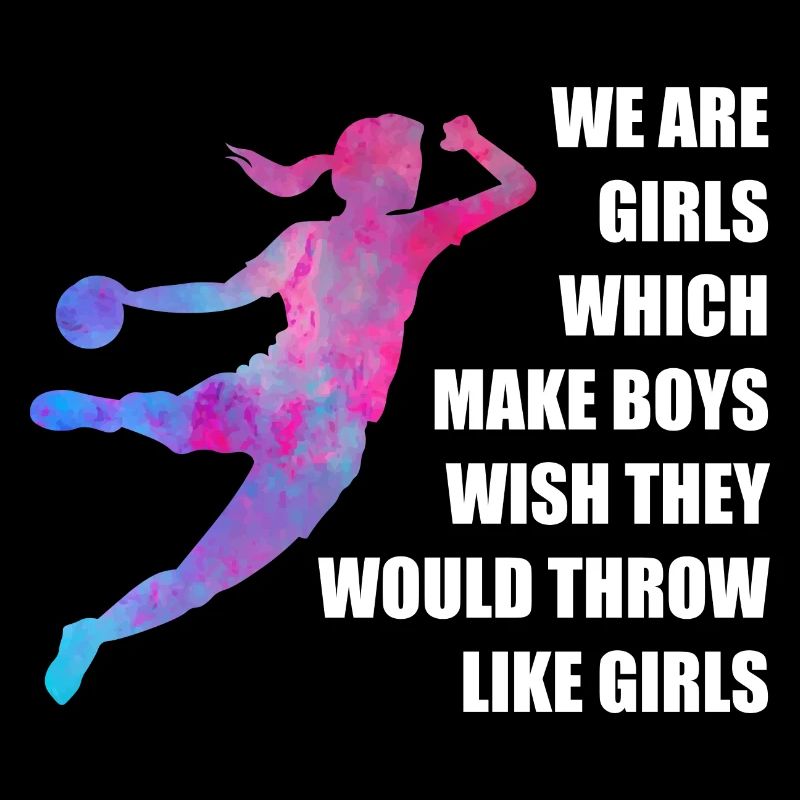 Frauen und Mädchen Handball Geschenkidee